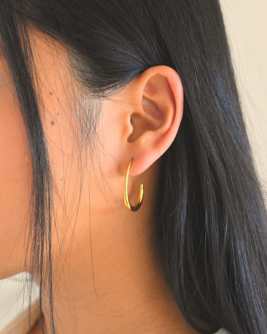 Orabella - Open Oval Hoop