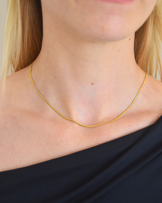Orélie - Flat Chain Necklace