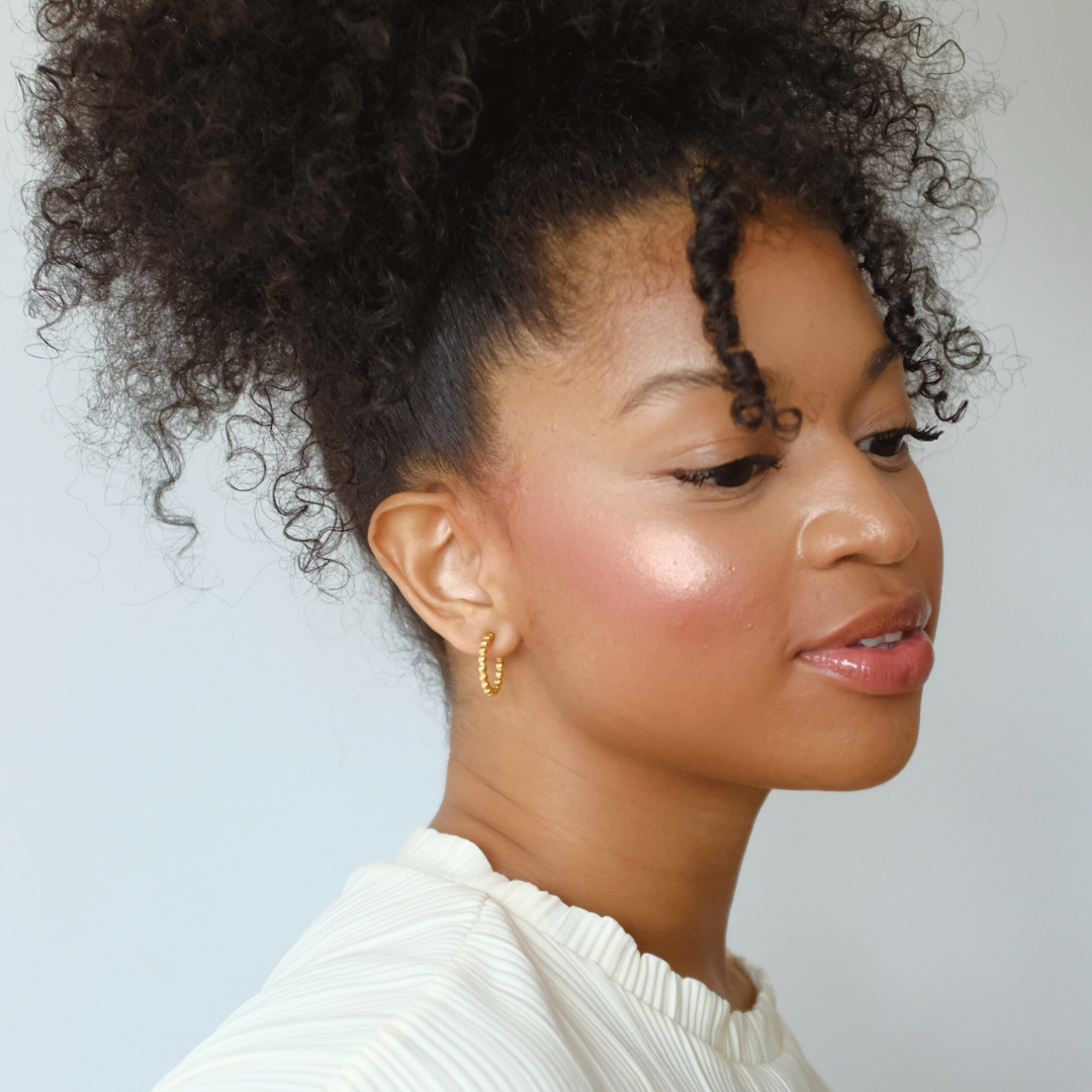 Orbia - Beaded Hoops