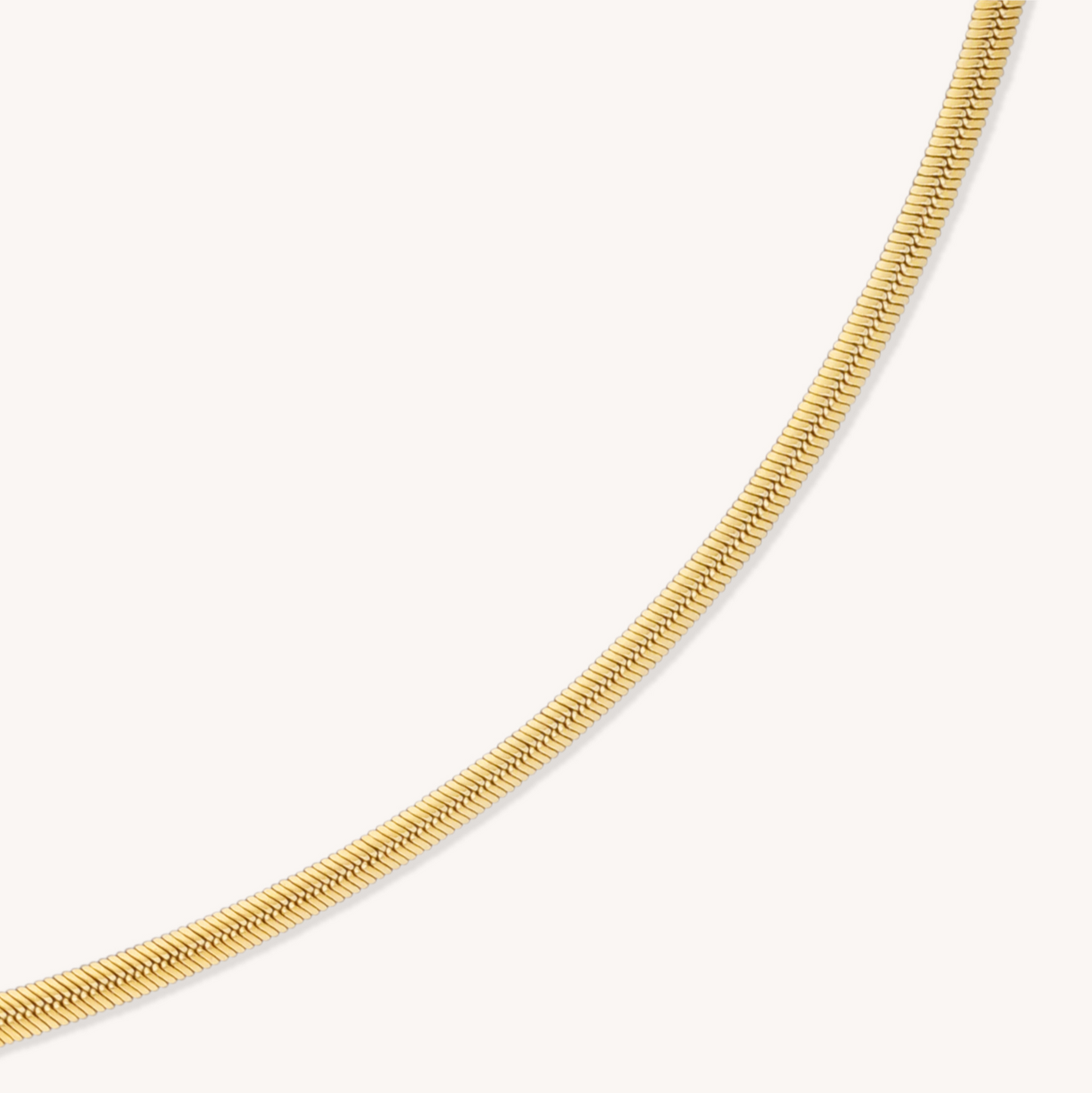 Orélie - Flat Chain Necklace