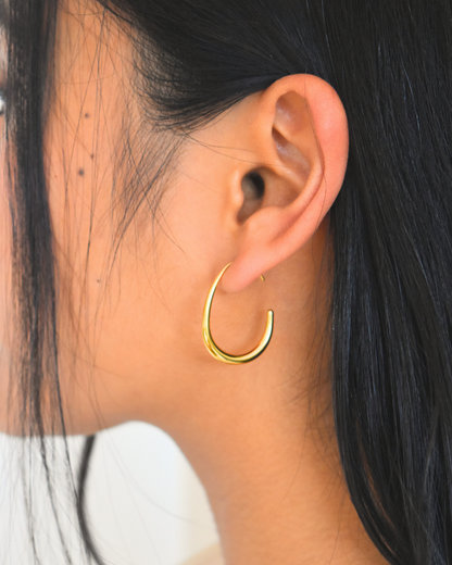 Orabella - Open Oval Hoop