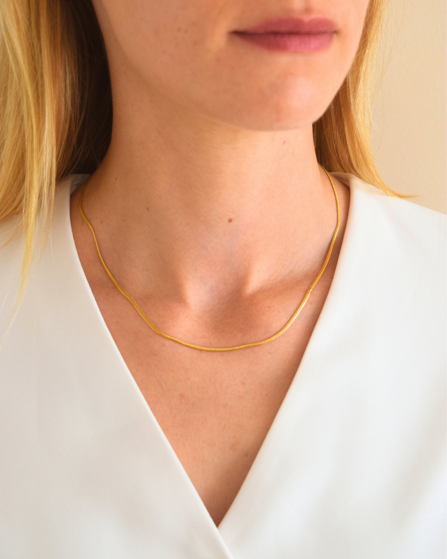 Orélie - Flat Chain Necklace